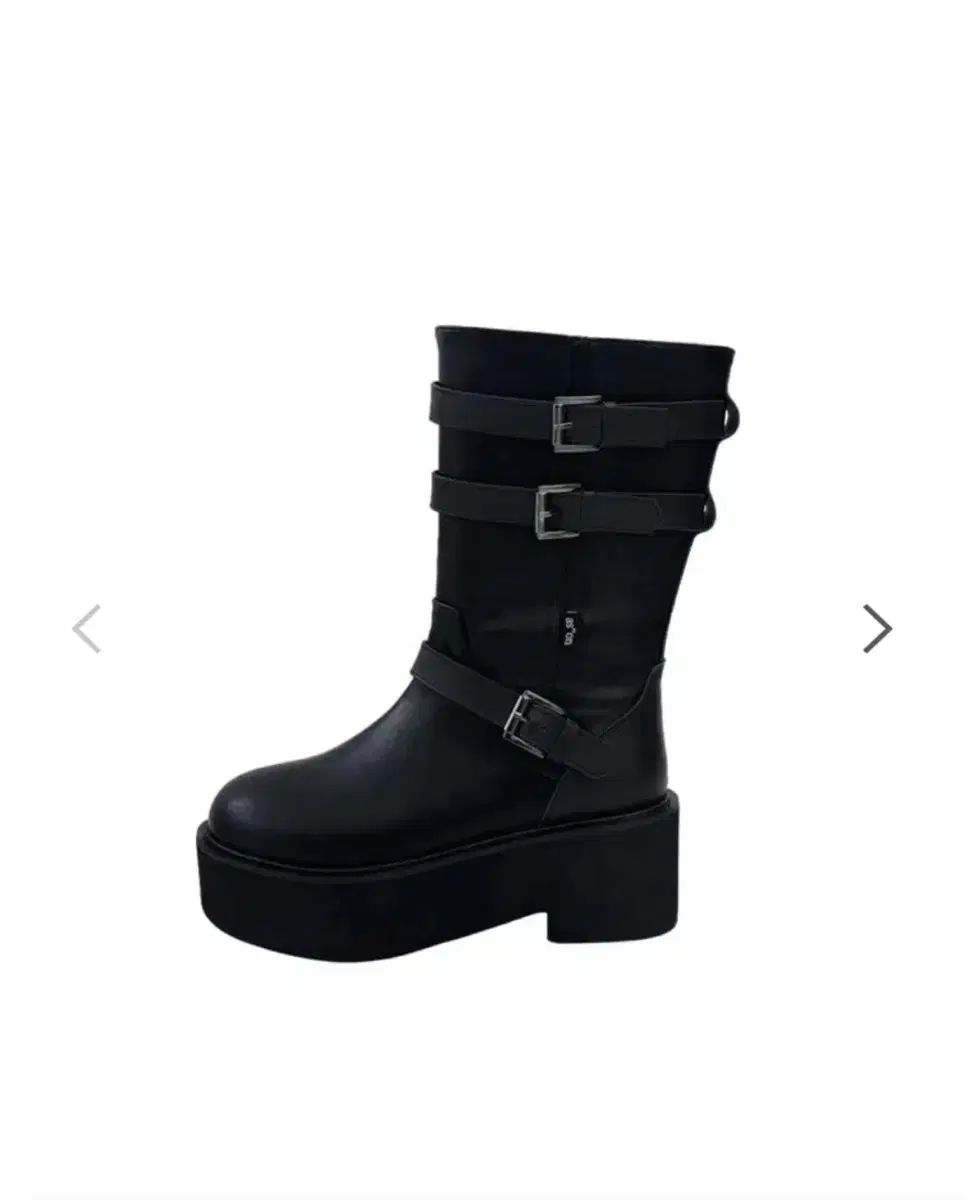 アズオン マヤブーツ バックル ロングブーツ ミディ 240