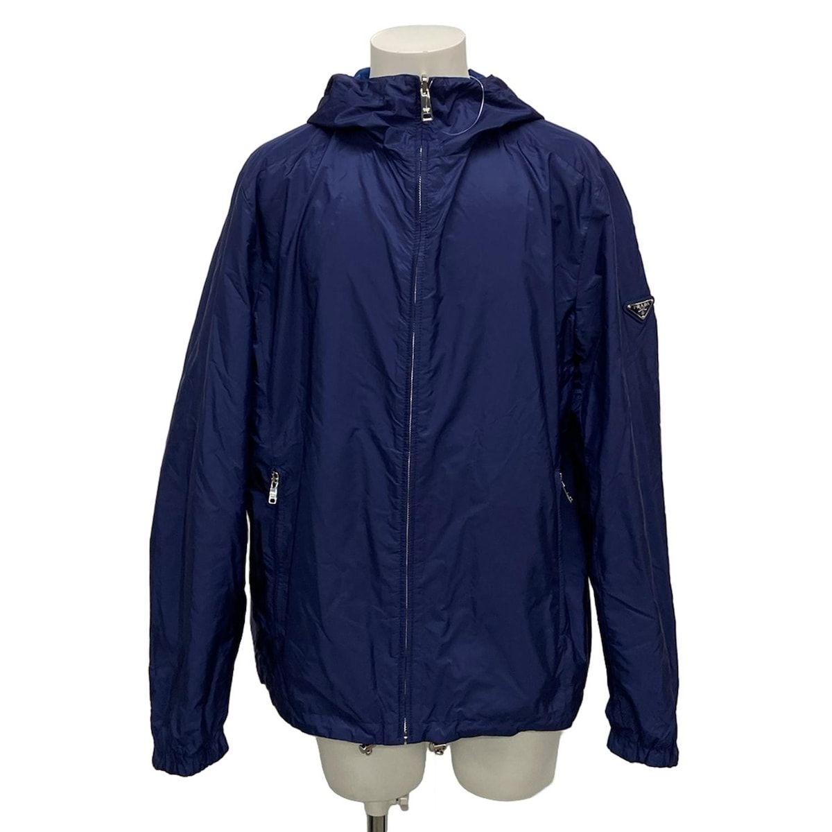 PRADA(プラダ) ブルゾン サイズ56 XL メンズ美品 - SGH058 ネイビー