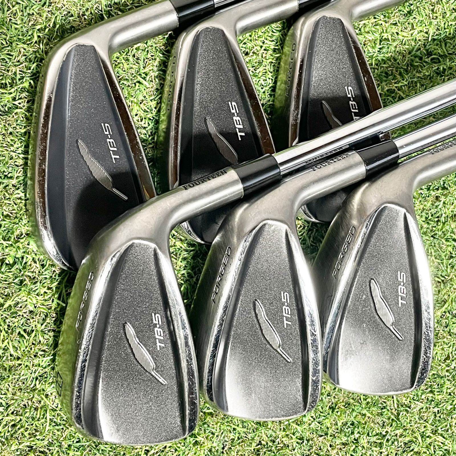 FOURTEEN TB-5 FORGED BLACK Edltion アイアンセット 6本 メンズ S 右