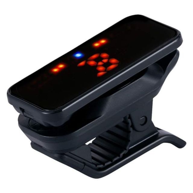 KORG コルグ ギター ベース用 クリップチューナー Pitchclip 2 ピッチクリップ 軽量 18時間連続稼働 角度調節 レフティ対応 ブラック PC