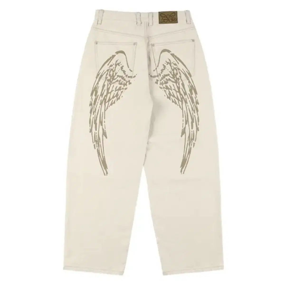 ファンシーークラブ パンツ エンジェル ヴィンテージ ウォッシュ ピンタックパンツ IVORY