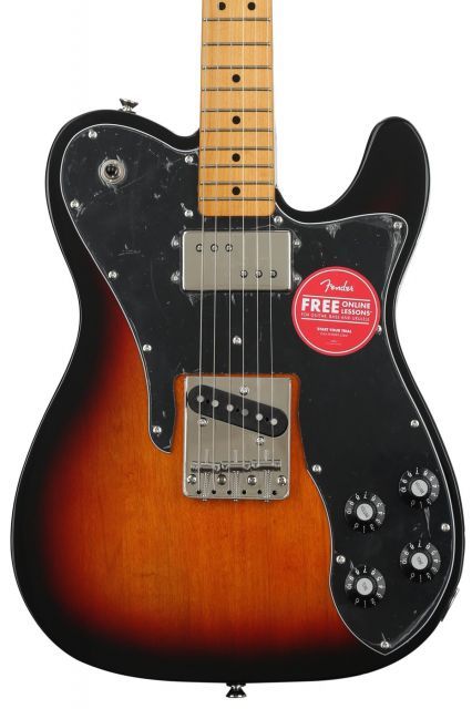 Squier by Fender エレキギター Classic Vibe 70 s Telecaster Custom Maple Fingerboard 3 Color Sunburst ソフトケ