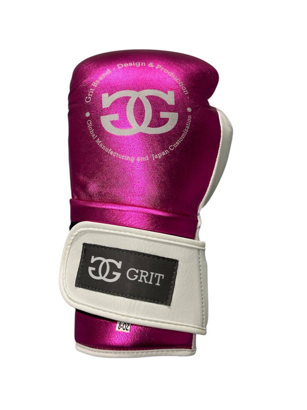 GRIT BOXING GLOVE LLIC LEATHER PINK 武道・格闘技
