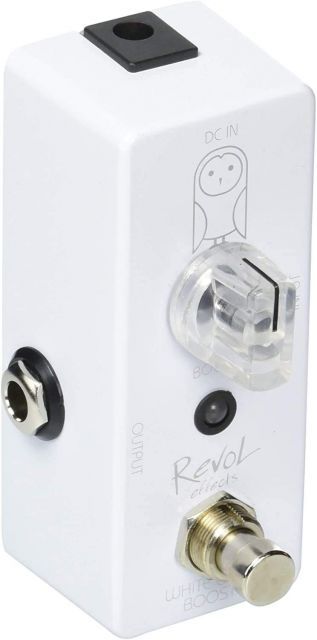 Revol effects レヴォルエフェクツ エフェクター ブースター WHITE OWL BOOST ECB 01