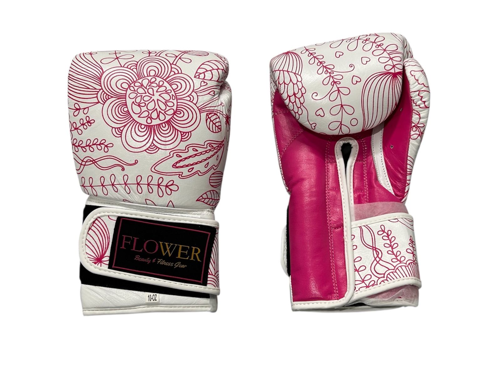 FLOWER BOXING GLOVE PINK LINE ボクシンググローブ