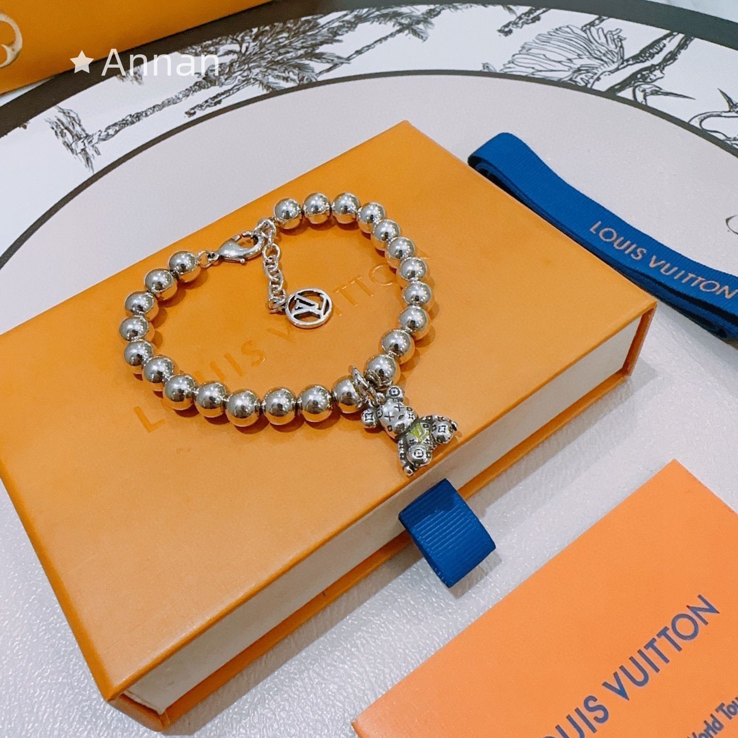 希少☆ LOUIS VUITTON ルイヴィトン メンズ ブレスレット - メルカリ