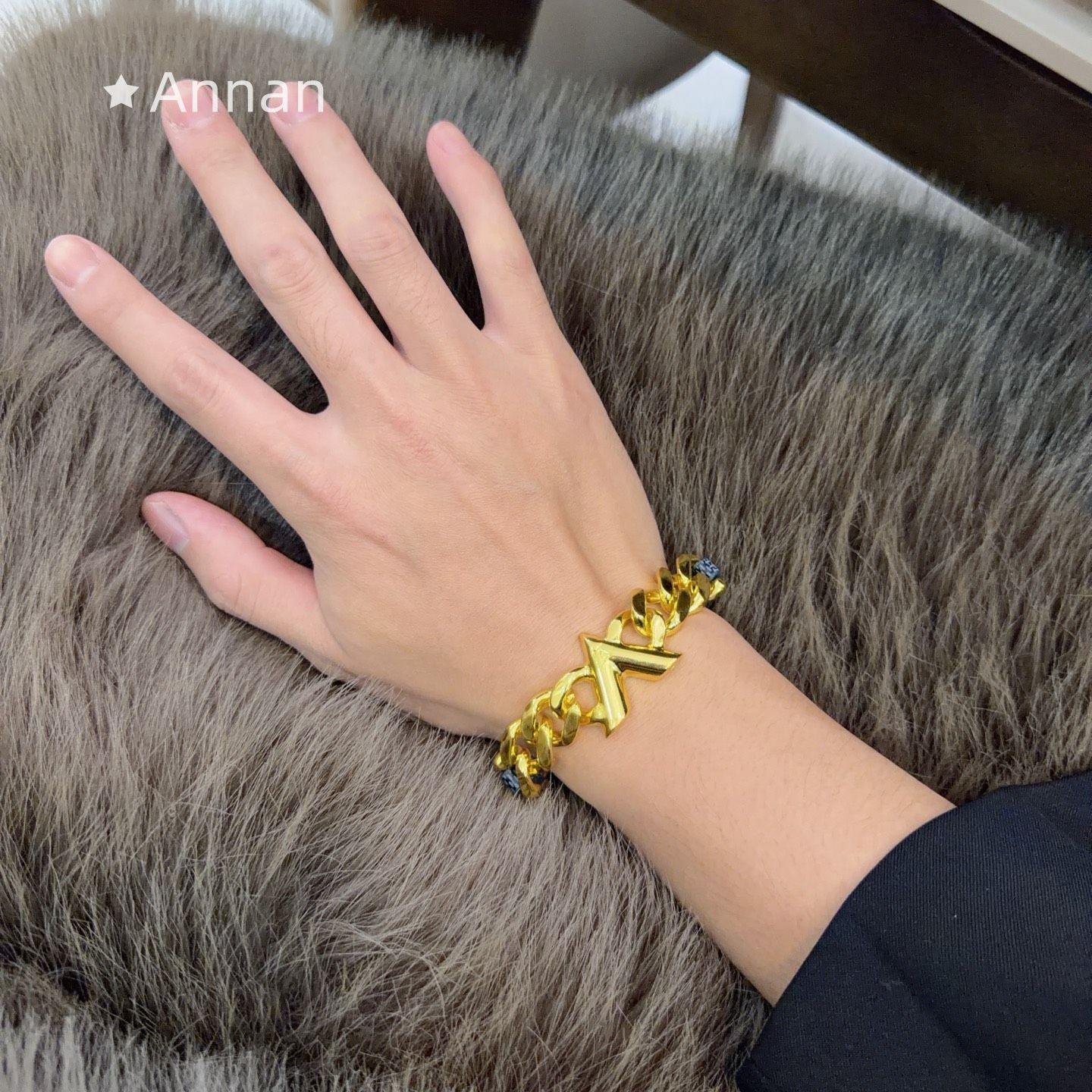 送料込☆ 未使用LOUIS VUITTON ルイヴィトン メンズ ブレスレット