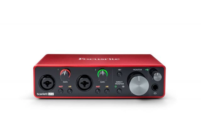 Focusrite フォーカスライト オーディオインターフェース 2イン 2アウト 24 bit 192 kHz Scarlett 2 i 3 rd Gen
