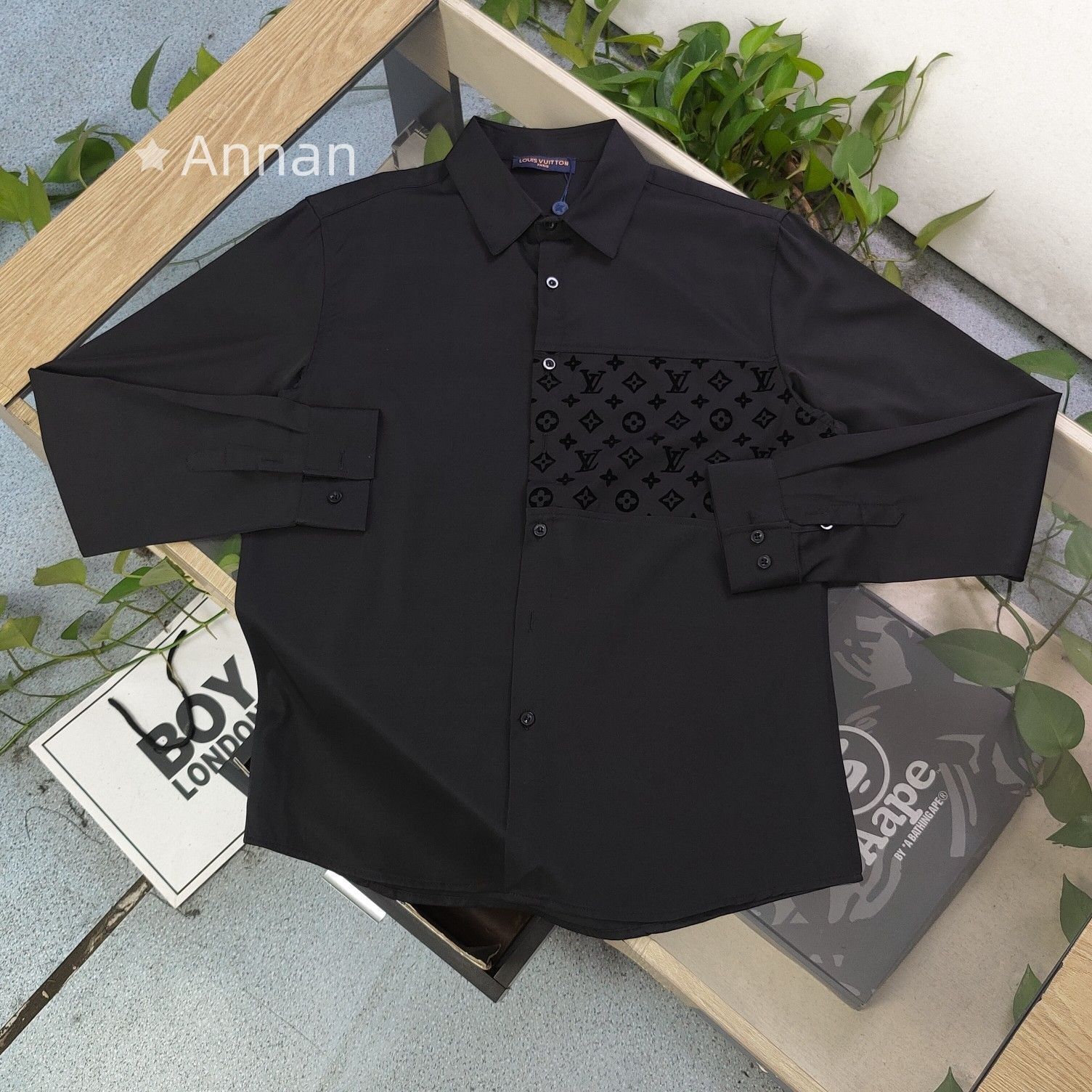 モデル LOUIS VUITTONルイヴィトン メンズ 長袖シャツ