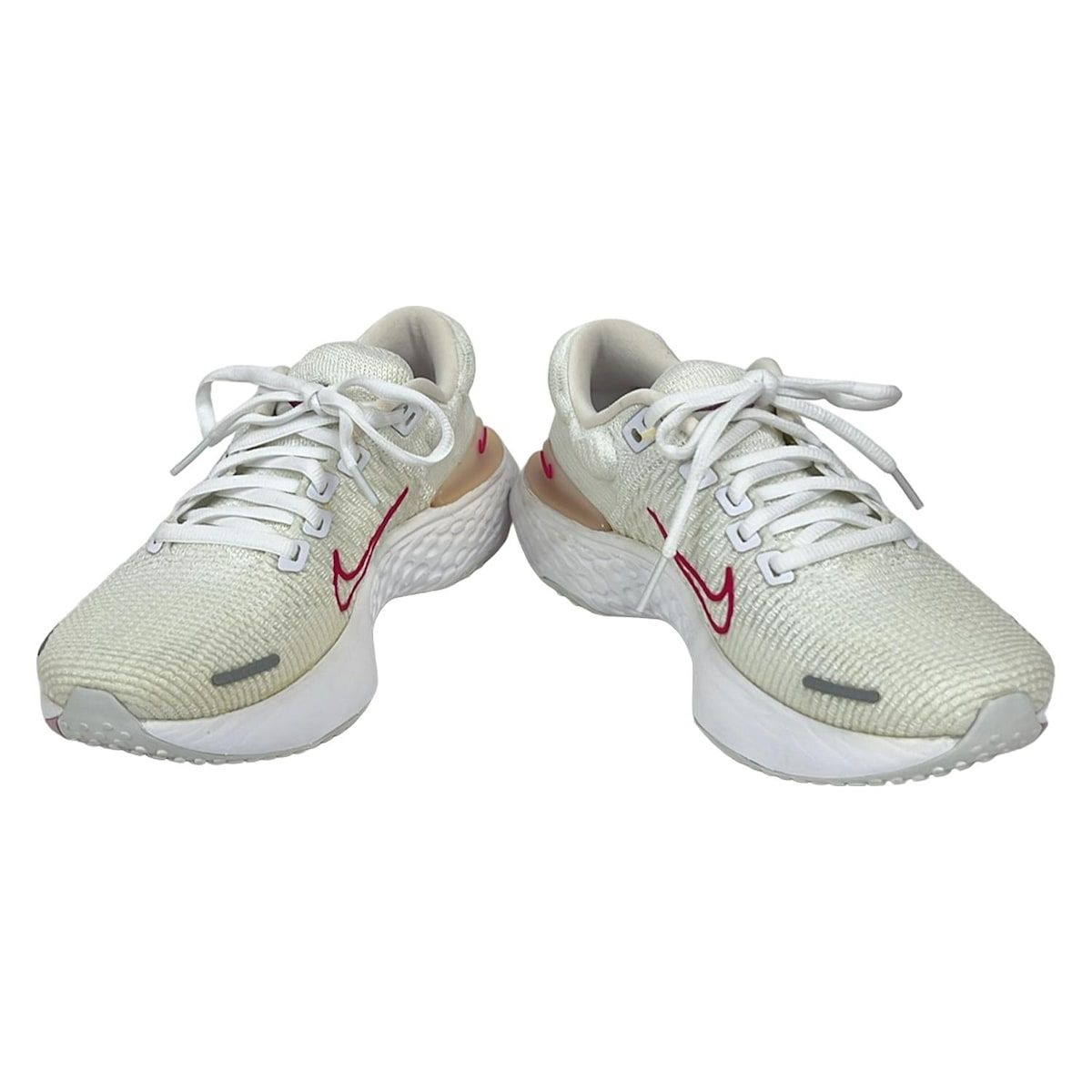 NIKE ナイキ スニーカー 23.5 レディース ズームX インビンシブル ラン フライニット 2 DC 9993-100 アイボリー×ピンク×マルチ