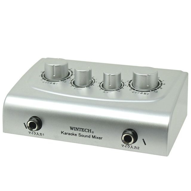 WINTECH コンパクトカラオケミキサー カラオケ ミキシング エコー トーン デュエット CKM 1