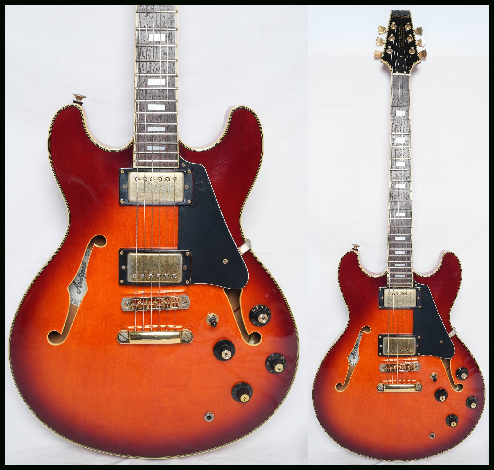 Aria Pro II TA-62 Sunburst フルアコ 1996年製 状態良好 アリアプロ