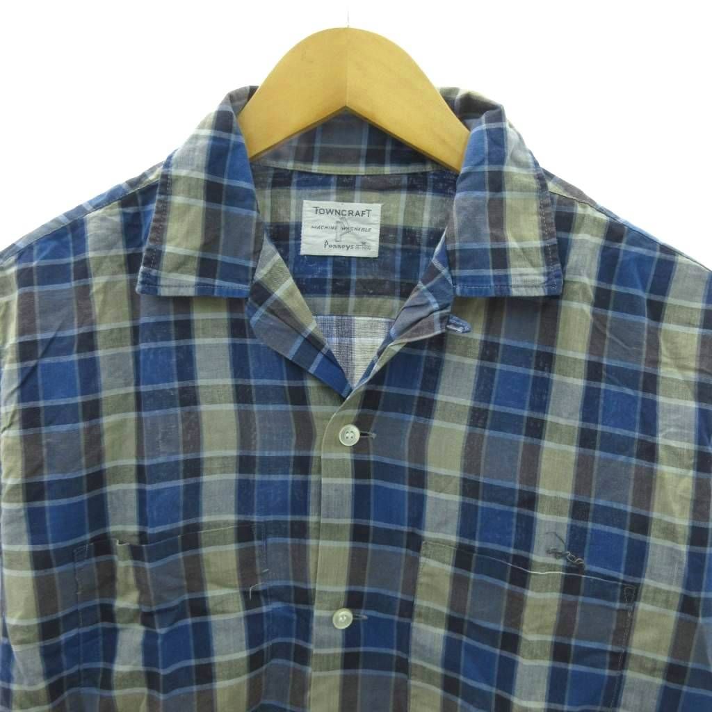 タウンクラフト TOWNCRAFT PENNEY'S ヴィンテージ 60s 開襟 オープン