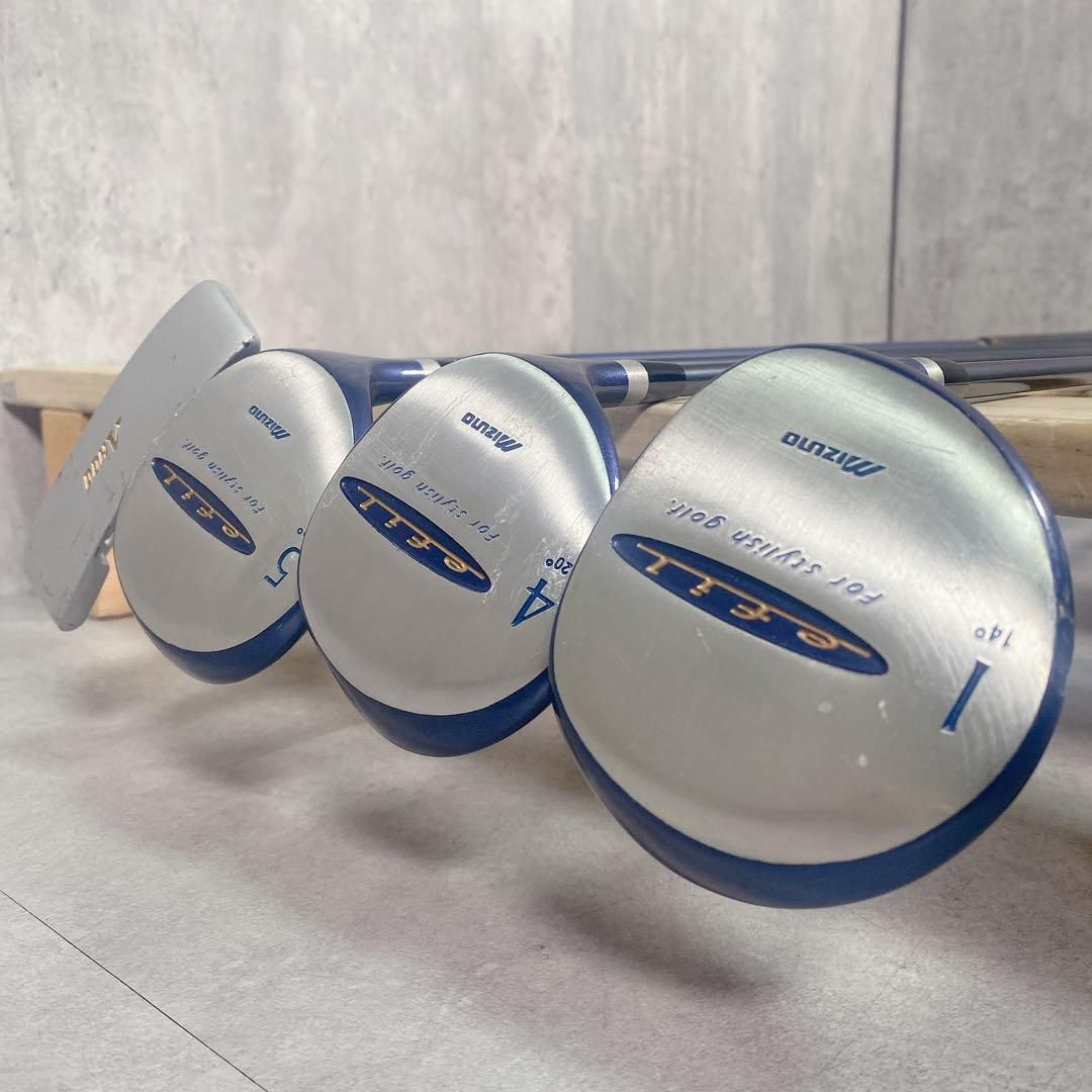 V531 ミズノ efil レディース ゴルフ クラブ セット 12点 オシャレ