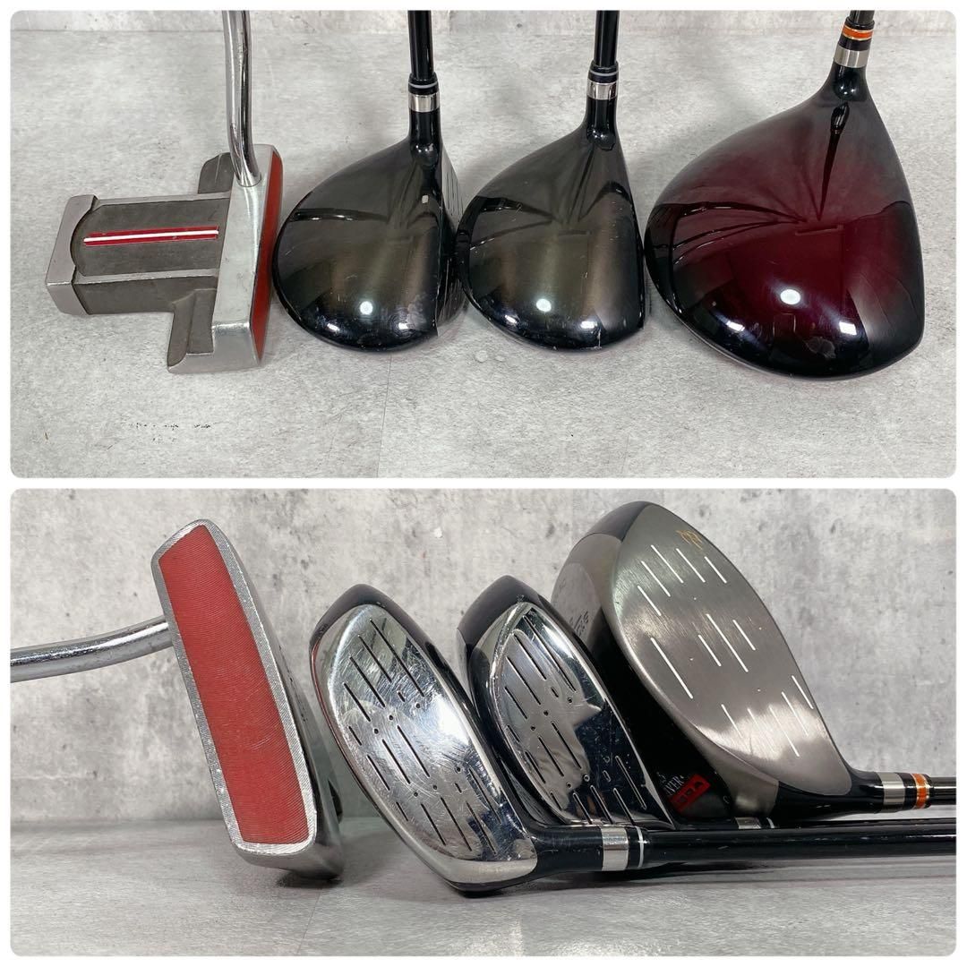 V536 Wilson 他 メンズ 販売 ゴルフ クラブ セット 12点 フレックスR