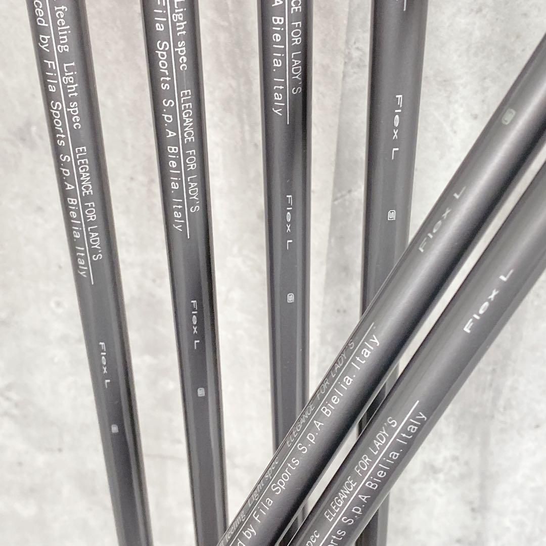 V538 FILA レディース ゴルフ クラブ セット 初心者 ビギナー 赤