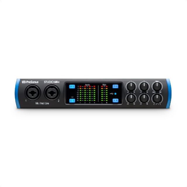 中古PreSonus STUDIO 68c 6in6out24bit192kHz 中古】【非常に良い】PreSonus Studio 68c オーディオ/MIDI