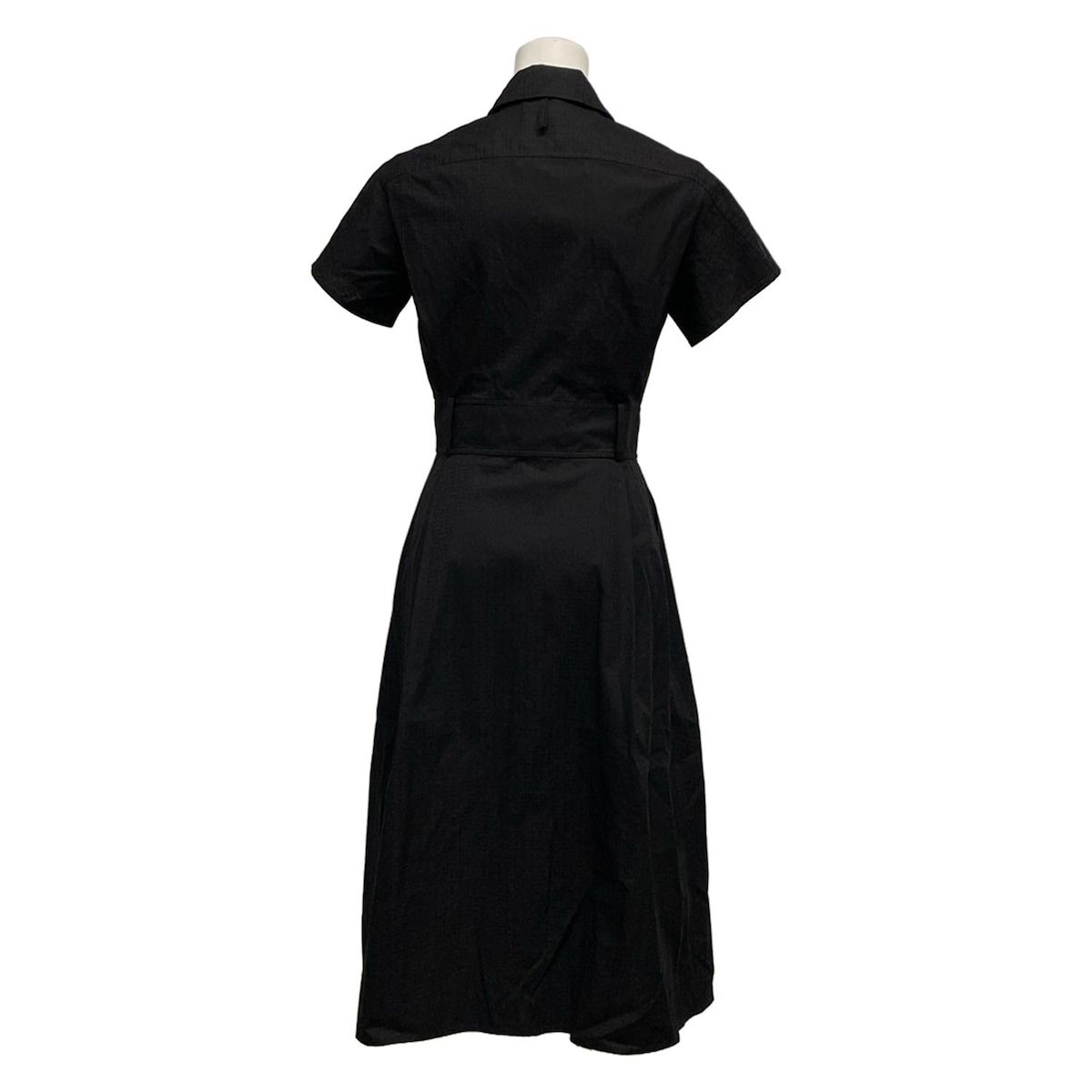 美品　エルメス　ワンピース　黒　34 コットン HERMES(エルメス) ワンピース サイズ34 S レディース美品 - 黒 半袖