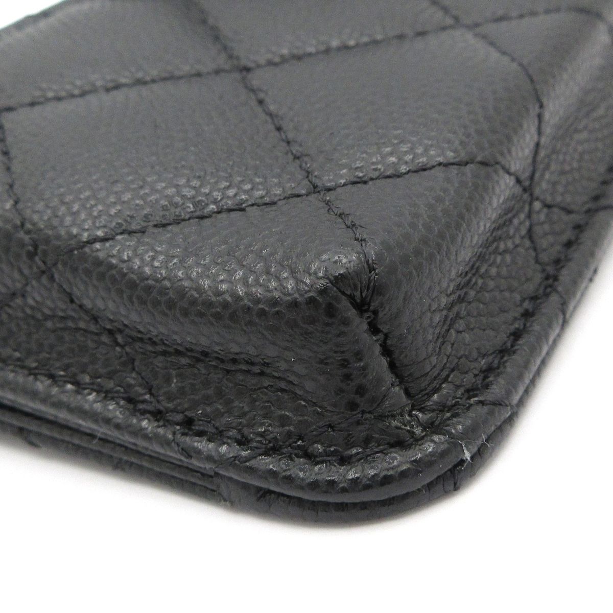  CHANEL シャネル 携帯電話ケース マトラッセ|タイムレスクラシック スマホケース AP 2536 黒 スマートフォンケース|ゴールド金具 その他 Android用ケース