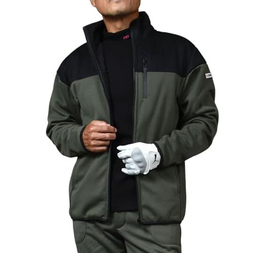 COMON GOLF コモンゴルフ ゴルフウェア メンズ ブルゾン 防風 防寒 アウター フルジップ 大きいサイズ 裏フリース 3層構造 秋冬 春 秋 冬 CG-JK 024 po
