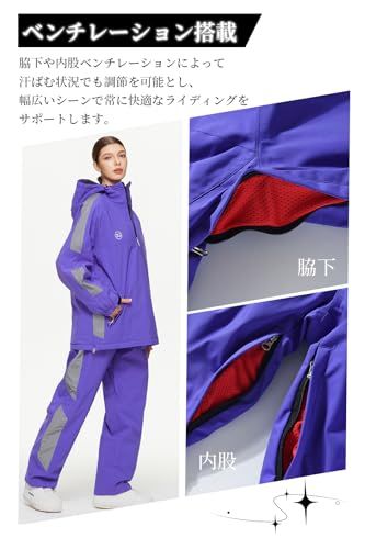 MORGEN SKY スノボウェア スキーウェア 上下セット セットアップ リフレクター付き 反射材 スノーボード メンズ レディース 男女兼用 アウトドア 防寒着 作業着 雪遊び 登山 防風 防寒 保温 耐水圧10 000 mm AG 001 po