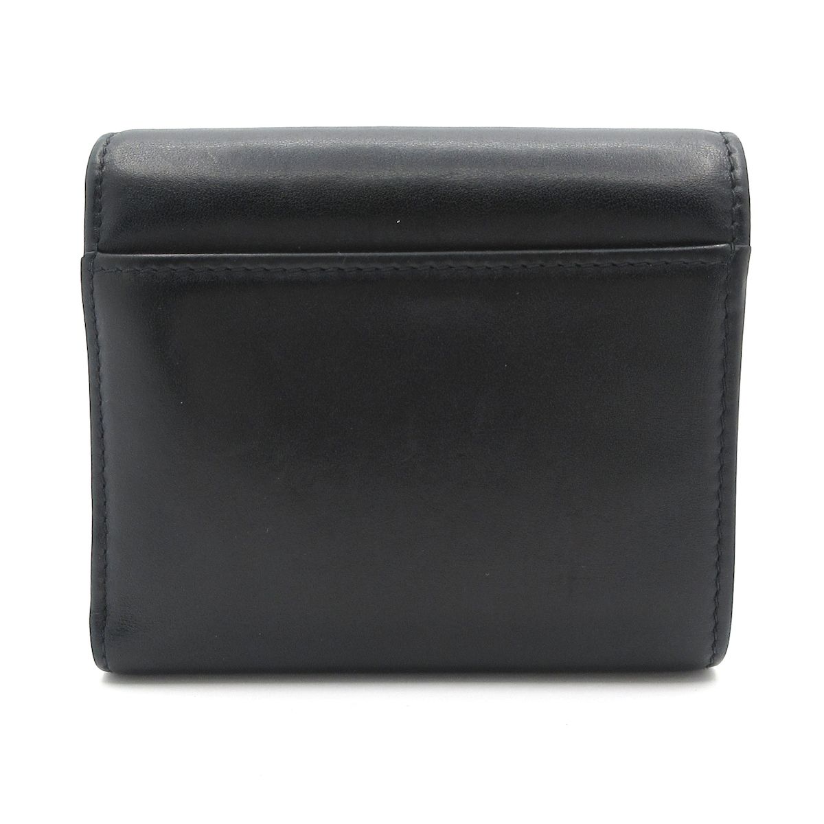 miumiu(ミュウミュウ) 3つ折り財布 - 5MH043 黒 レザー - メルカリ