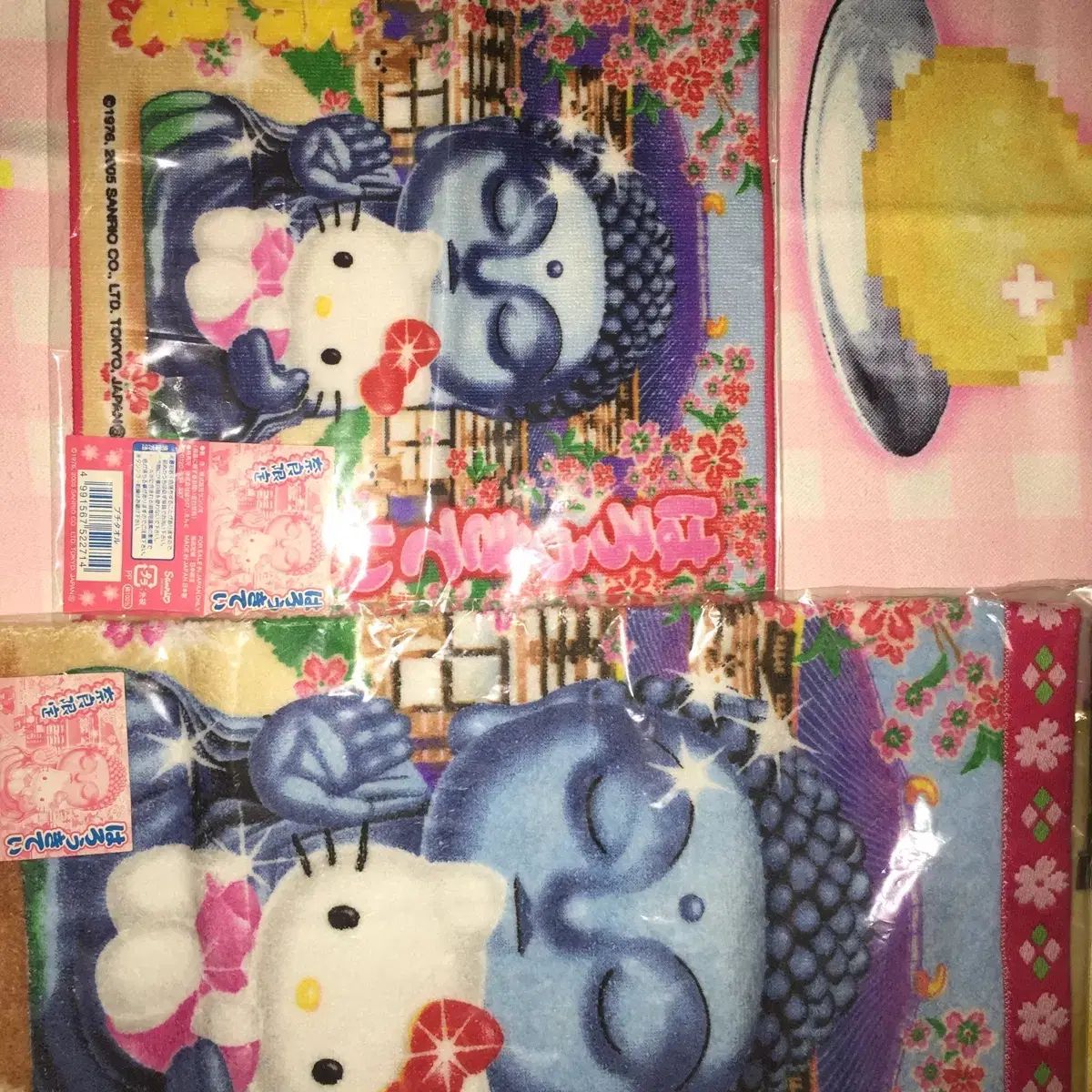 レトロ ブッダキティ ハンドタオル＆タオル セット