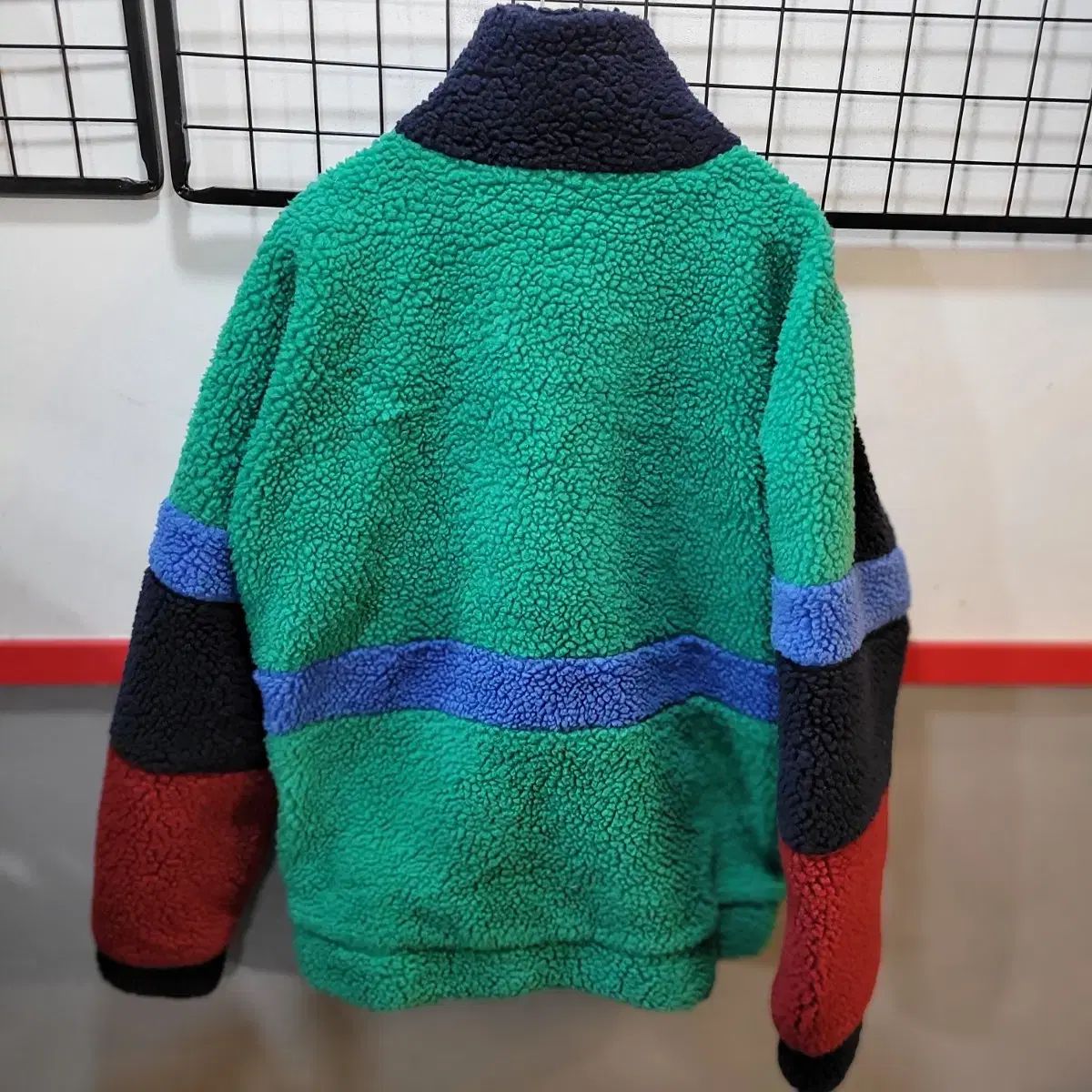 スパイダー マルチカラー フリース ジップアップ ジャケット