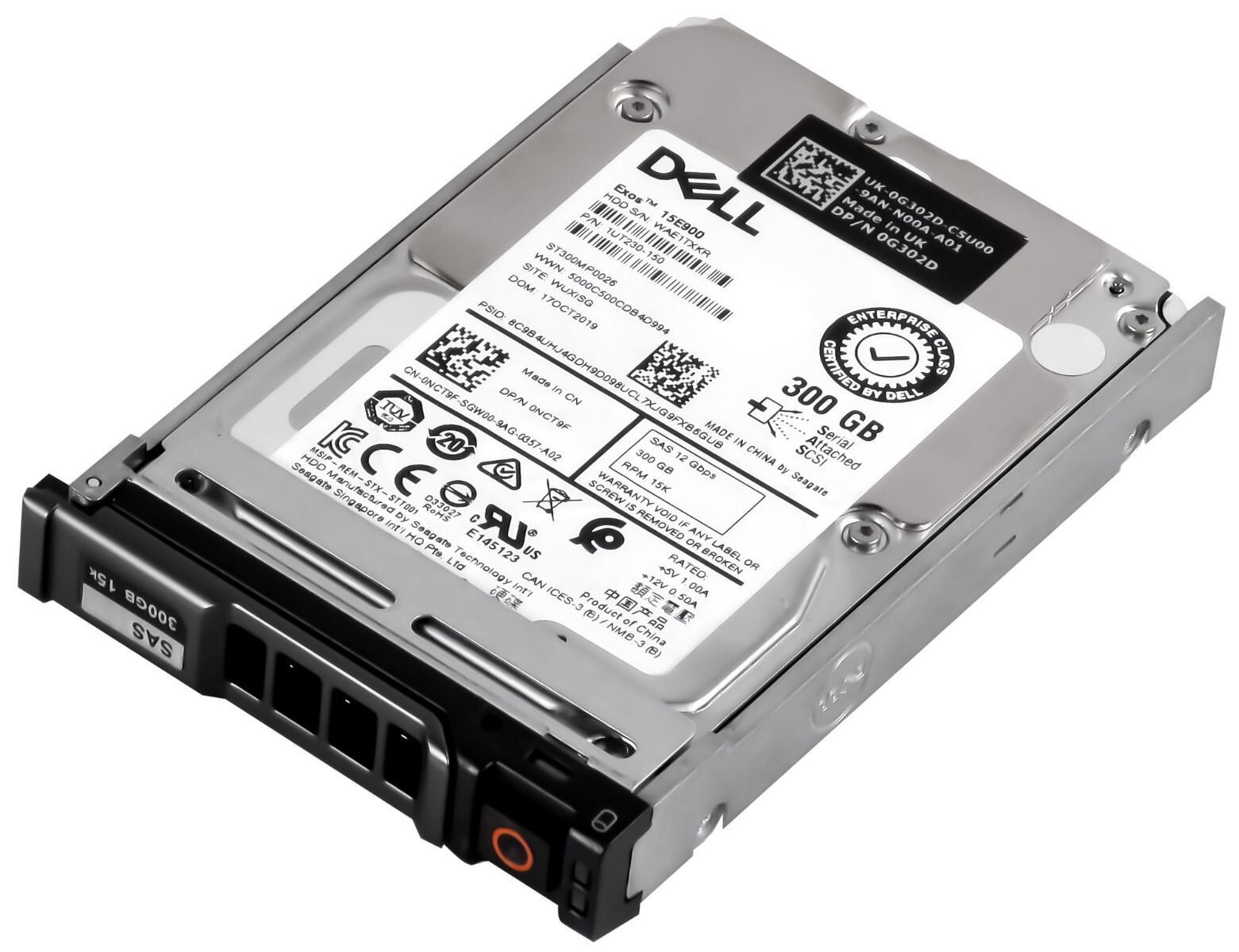 【3年保証】Hard Drive Dell 0NCT9F NCT9F ST300MP0026 300GB 15000RPM 256MB SAS-3 2.5 Inch