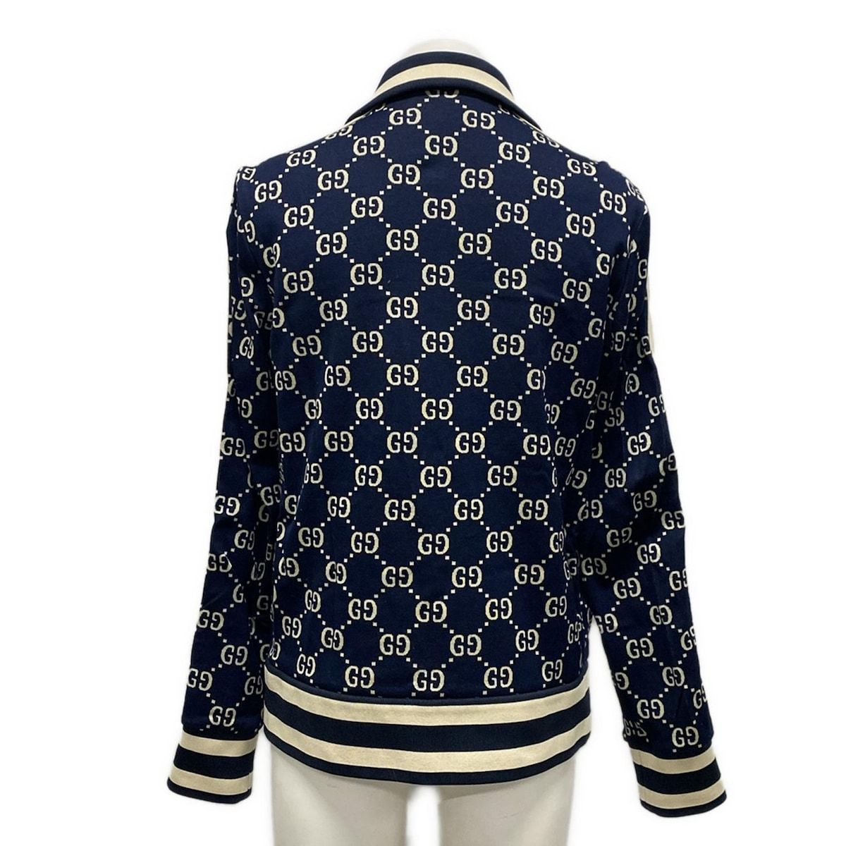 GUCCI(グッチ) ジャージ サイズL メンズ美品 GGジャカード コットン