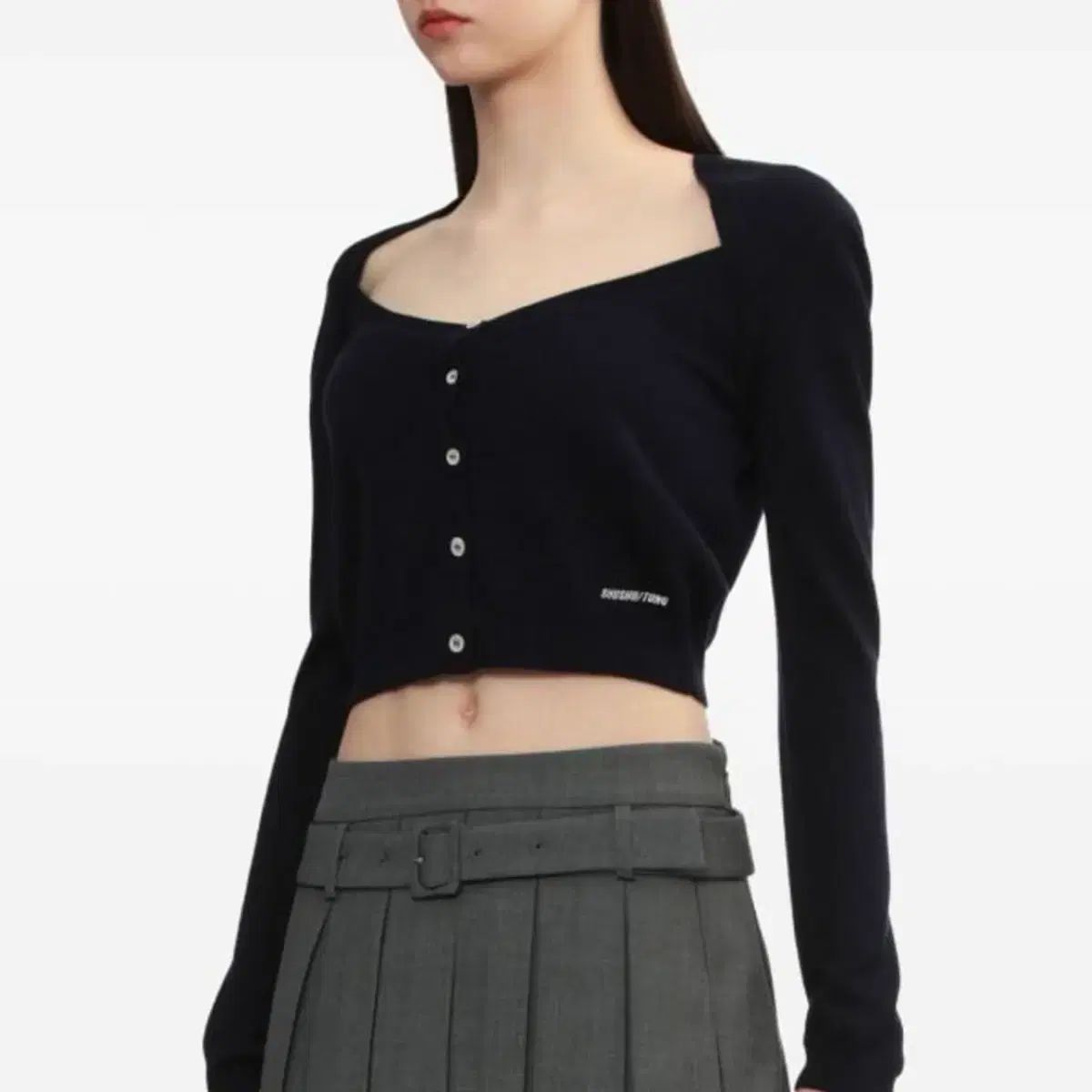 シュシュ 통 25 ss カシミア ボレロ カーディガン