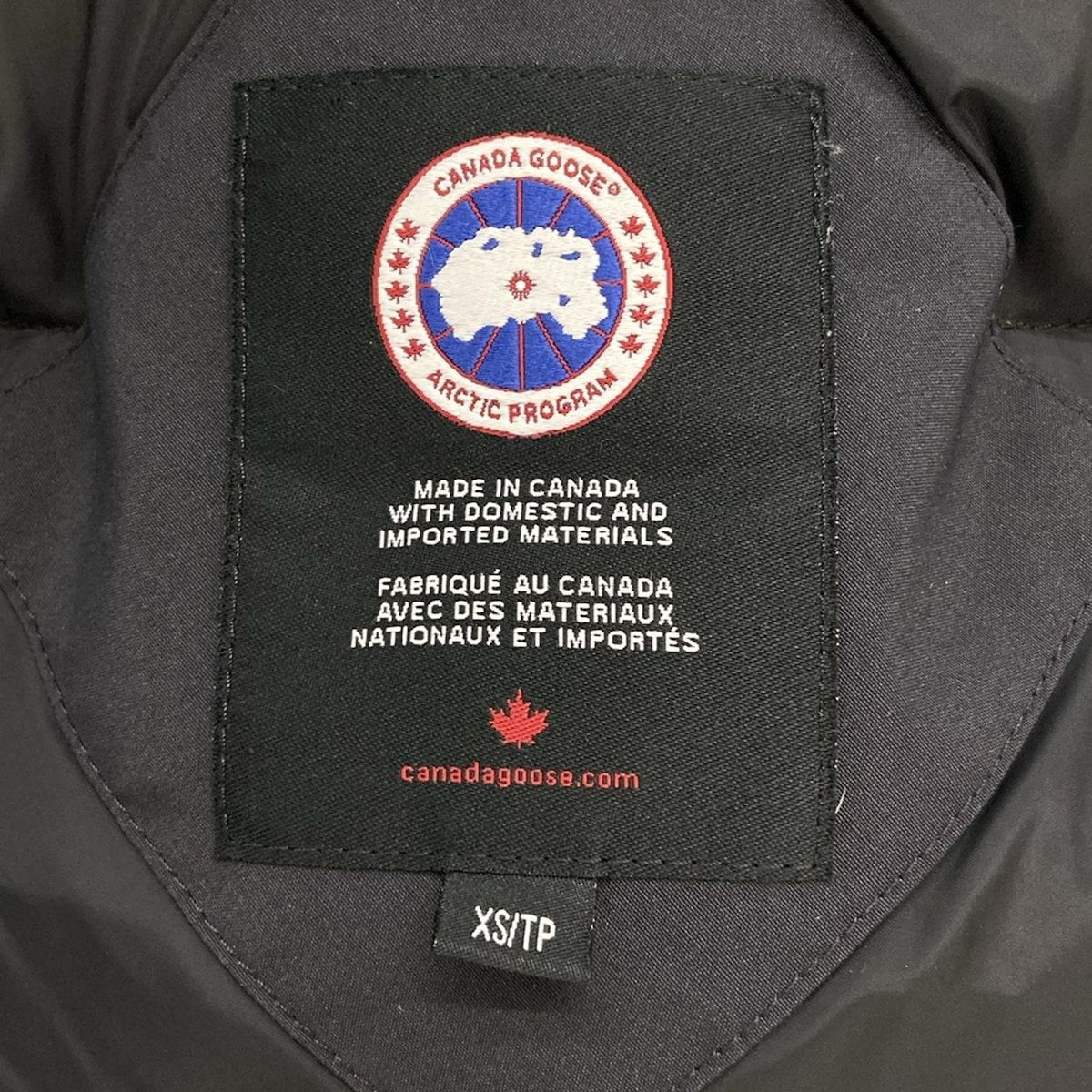 カナダグース ダウン 黒 2603JL XS 正規品 CANADA GOOSE（カナダグース） ダウンジャケット 2603JL ブラック