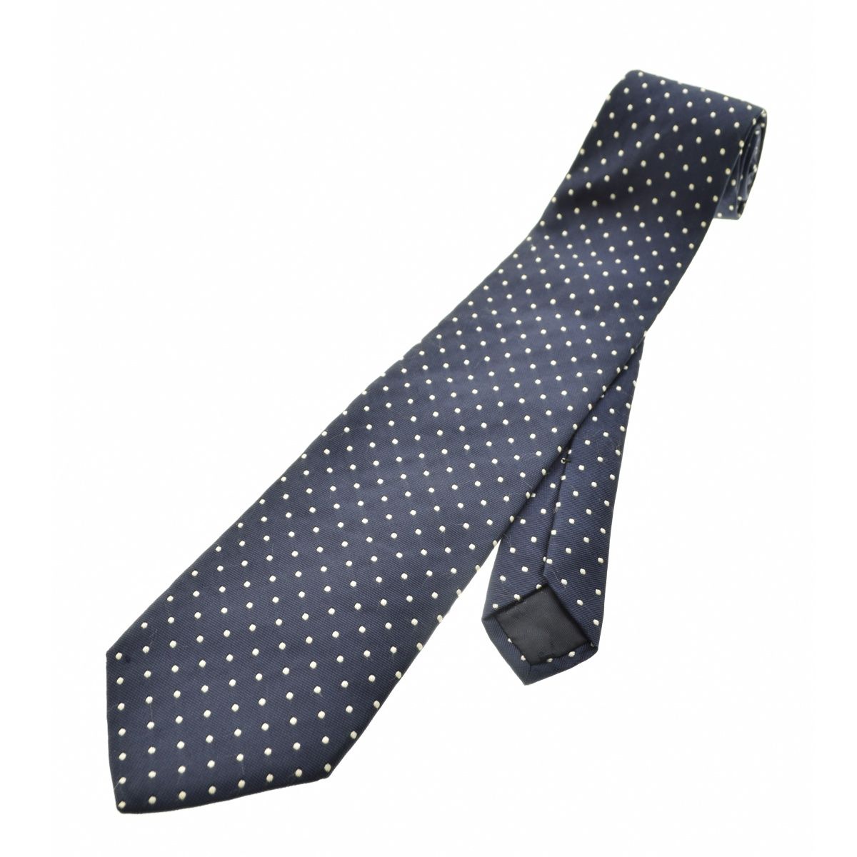 【BROOKSBROTHERS】346 USA製 ドットシルクネクタイ