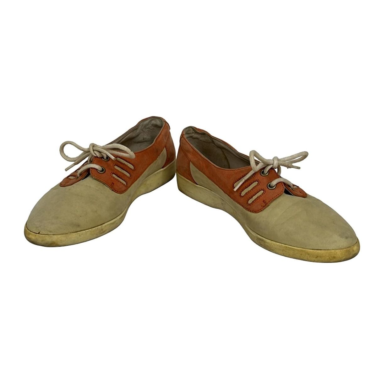 BALLY バリー スニーカー 3.5 E レディース - アイボリー×ライトブラウン