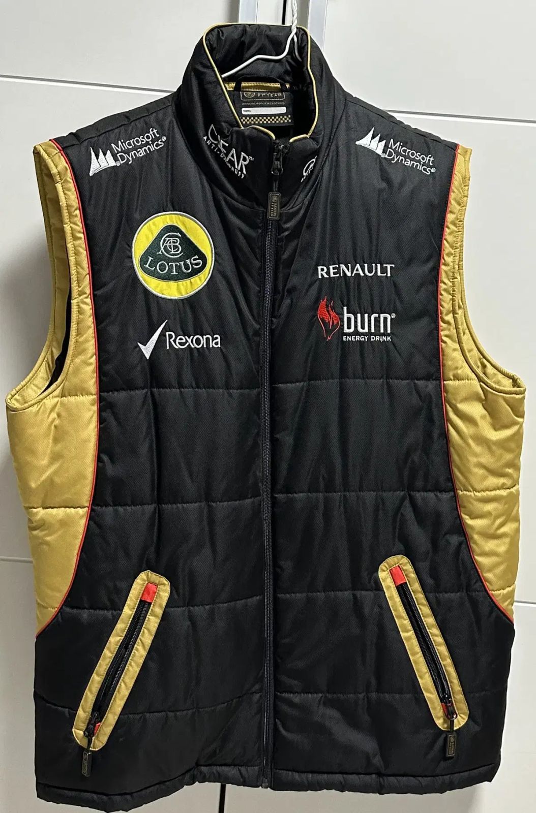 ローターLotus F 1チーム ダウンベスト XL