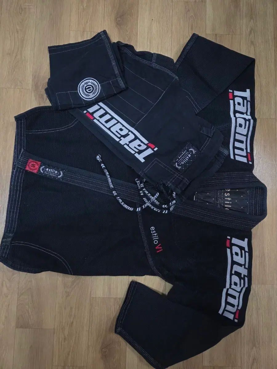 タタミ Estilo VI 柔術 Jiu-Jitsu 柔道着 ブラック A 1