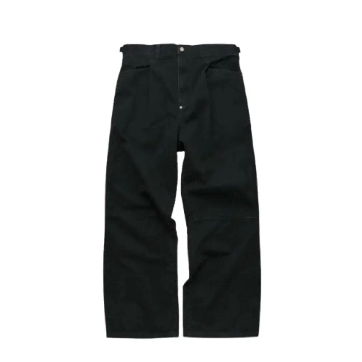 2 ポリテル | ゴシマ パンツ 24 fw プレーンブラック