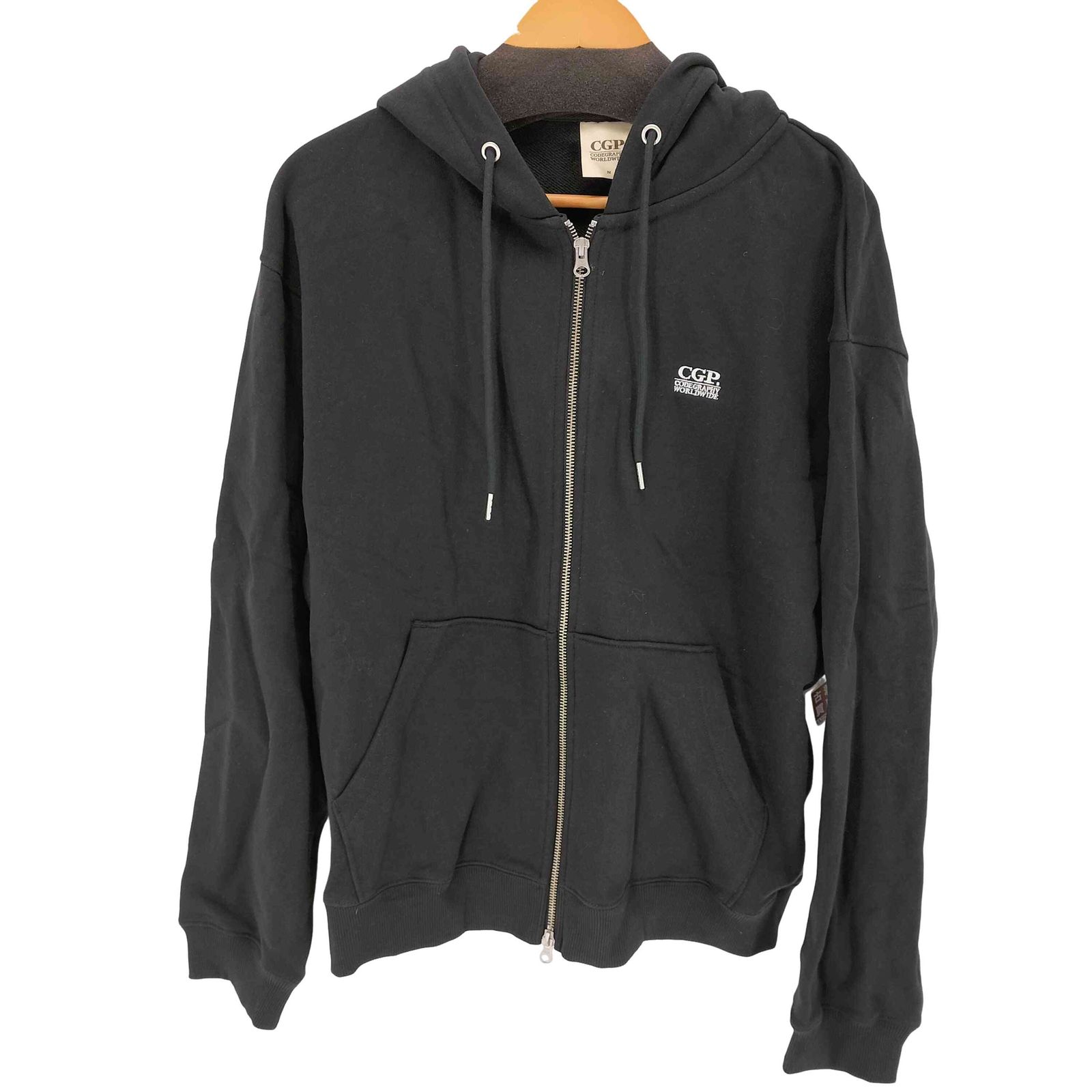 USED古着(ユーズドフルギ) {{CODEGRAPHY}} Square Logo Hooded Zip-up メンズ JPN：M 【中古】【ブランド古着バズストア】 ユーズドフルギ USED古着 {{CODEGRAPHY}} Square Logo Hooded Zip-up