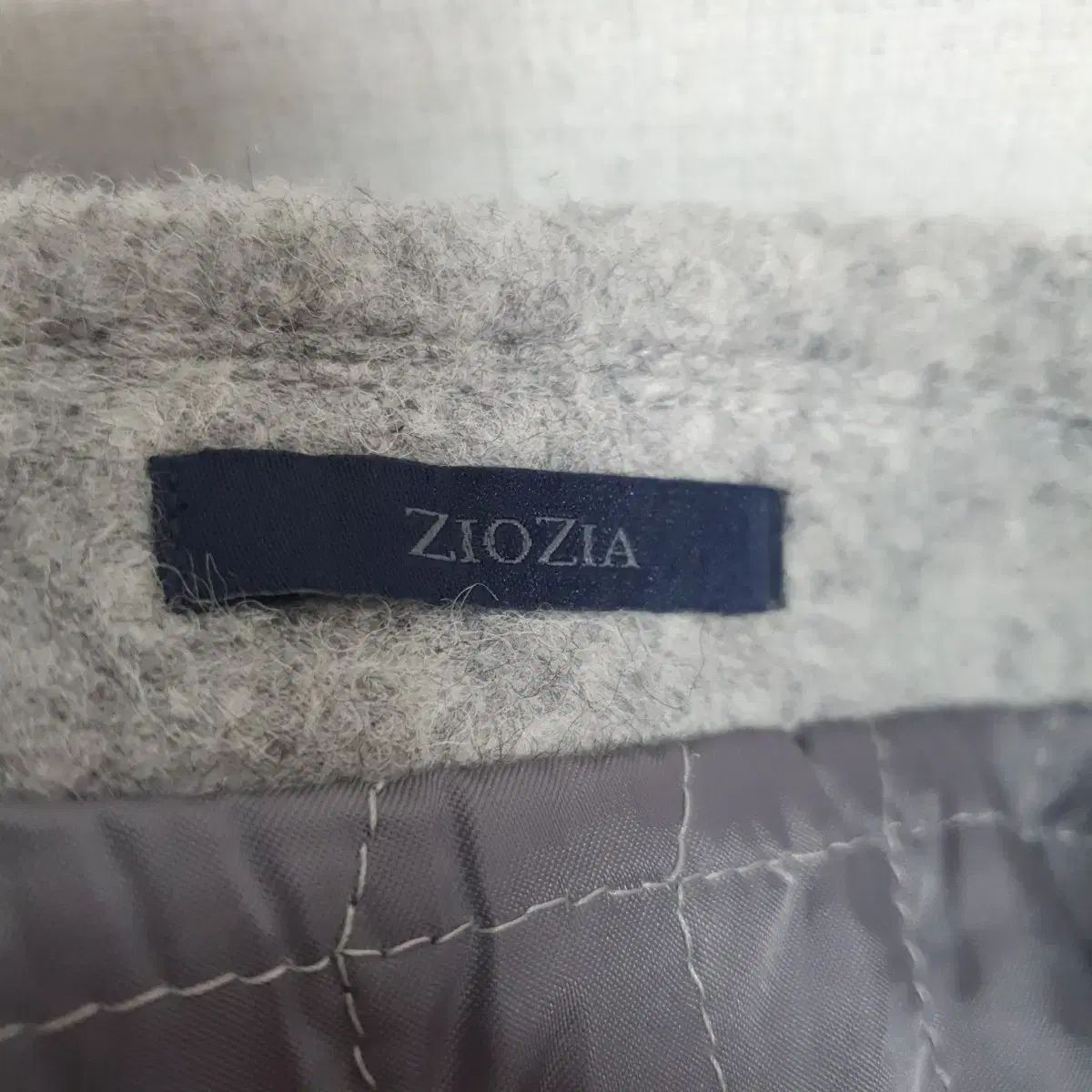 ZIOZIA ジオジア メンズ ウールコート グレー L 100