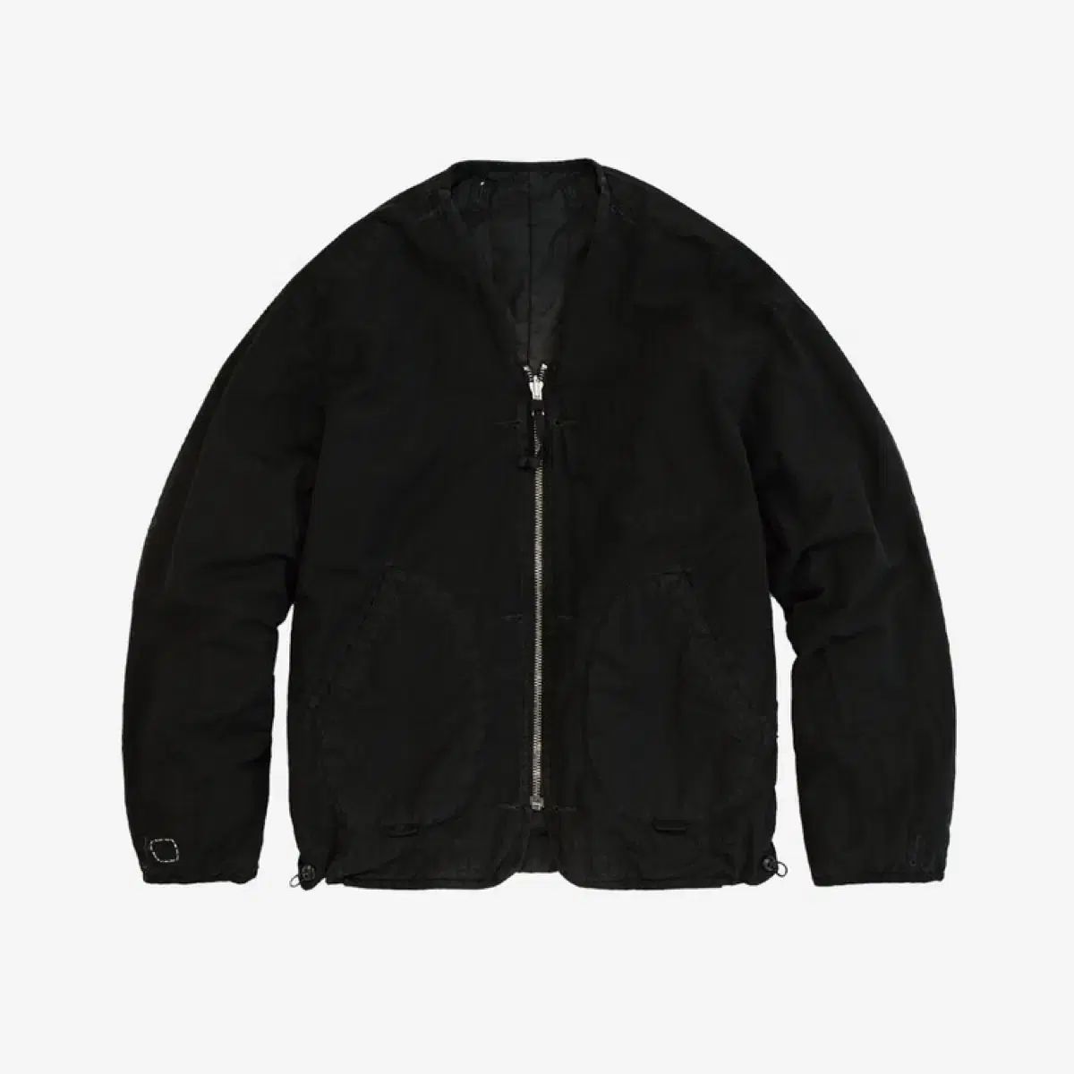 2 ポリテル | ハンクリバーシブルライナージャケット 25 fw ユーズド ブラック