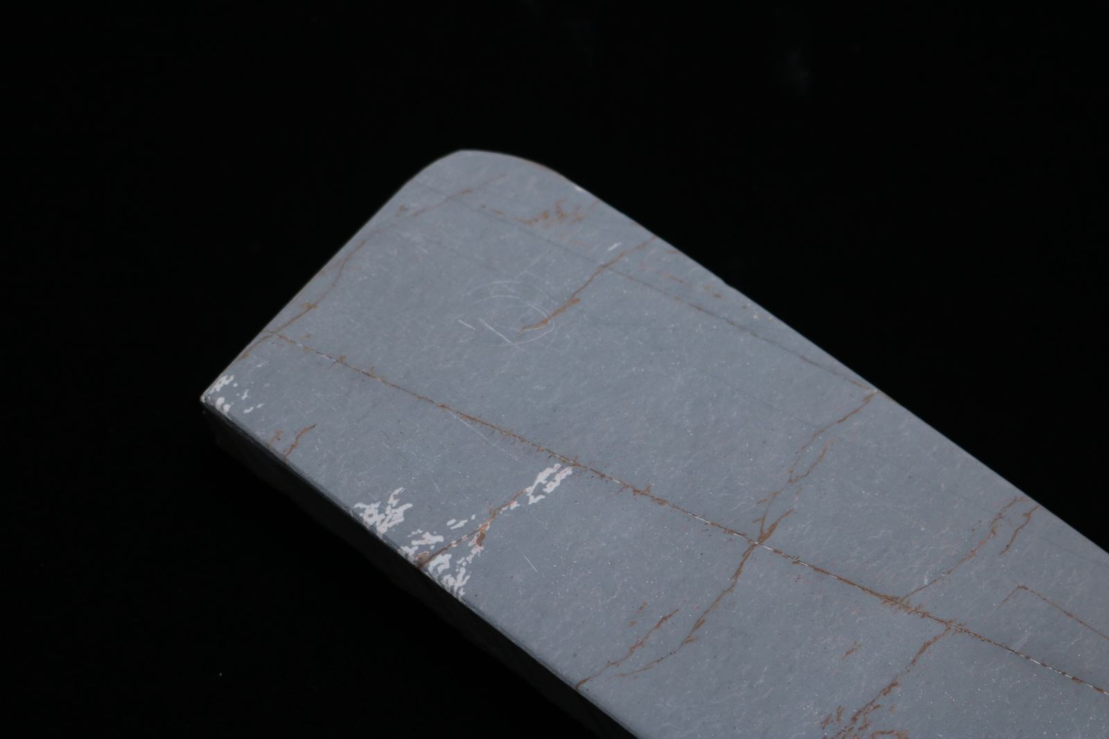 京都産 天然砥石 水木原 内曇 蓮華 仕上砥 研磨 413 g NO 17