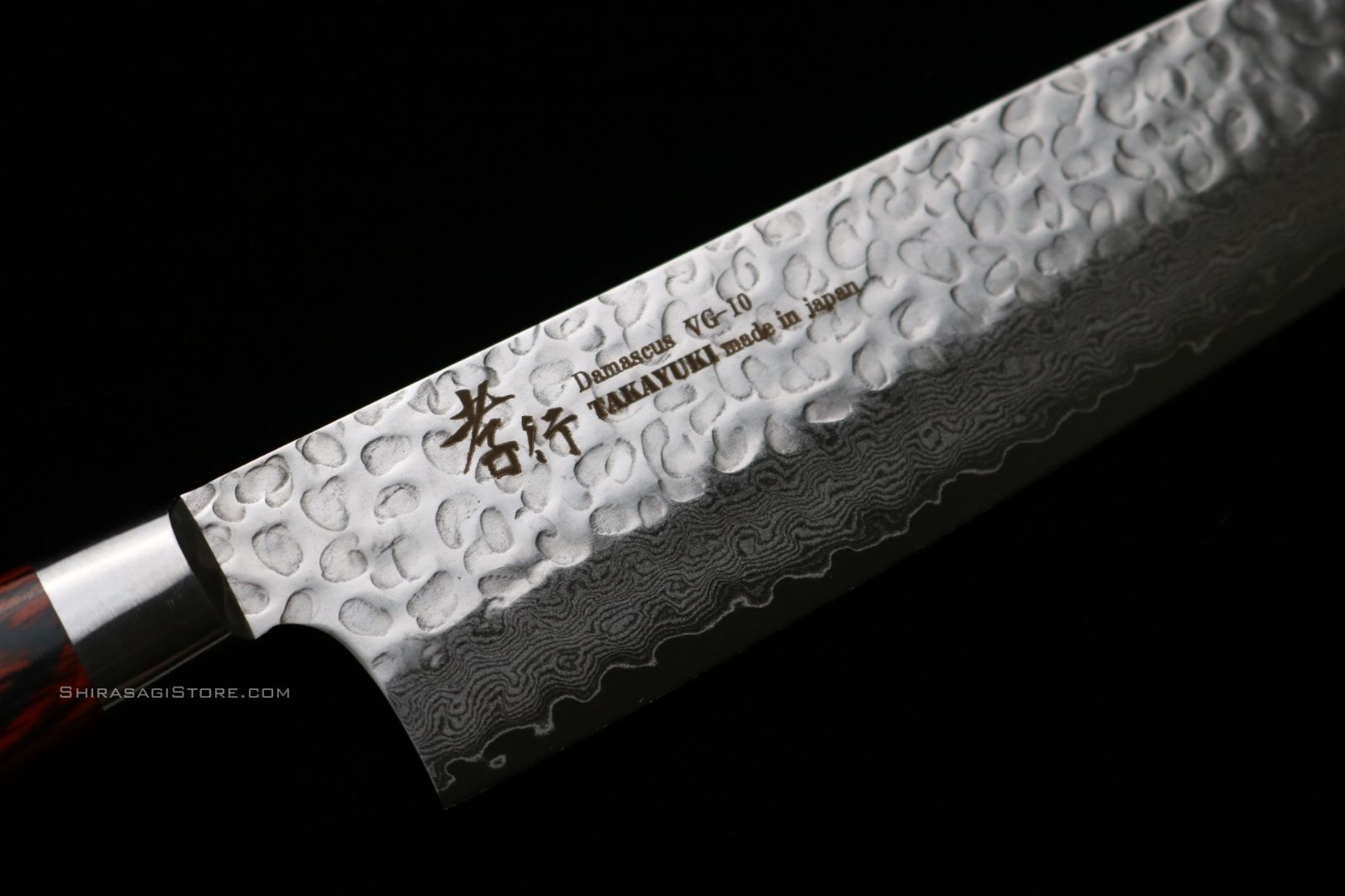 堺孝行 菜切 包丁 VG 10鋼 槌目 ダマスカス33層 160 mm 07393