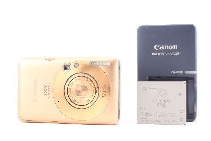☆良品☆CANON キヤノン IXY DIGITAL 210IS ゴールド コンパクト