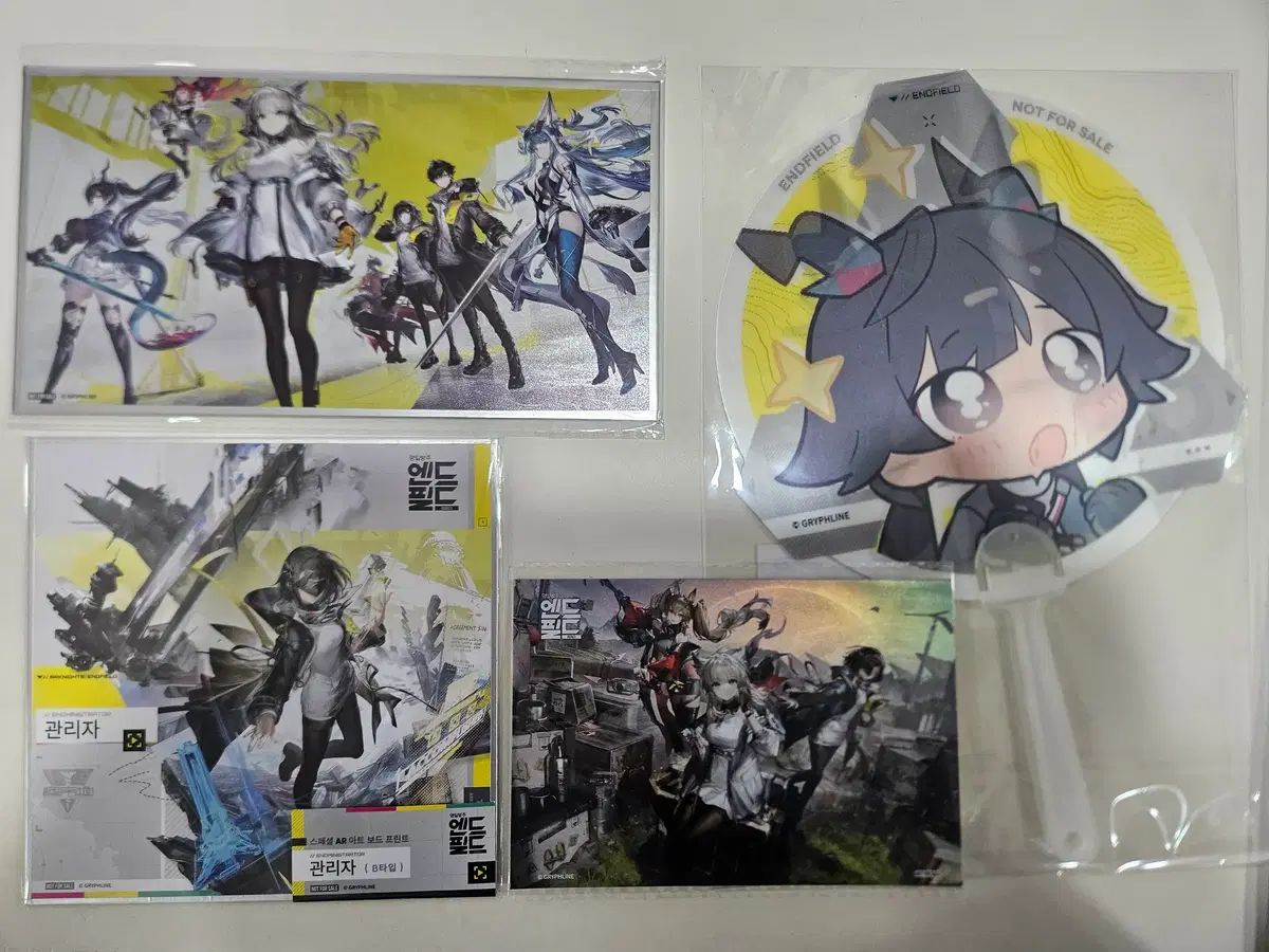 アークナイツ エンドフィールド グッズ まとめ うちわ アートボード はがき サイン