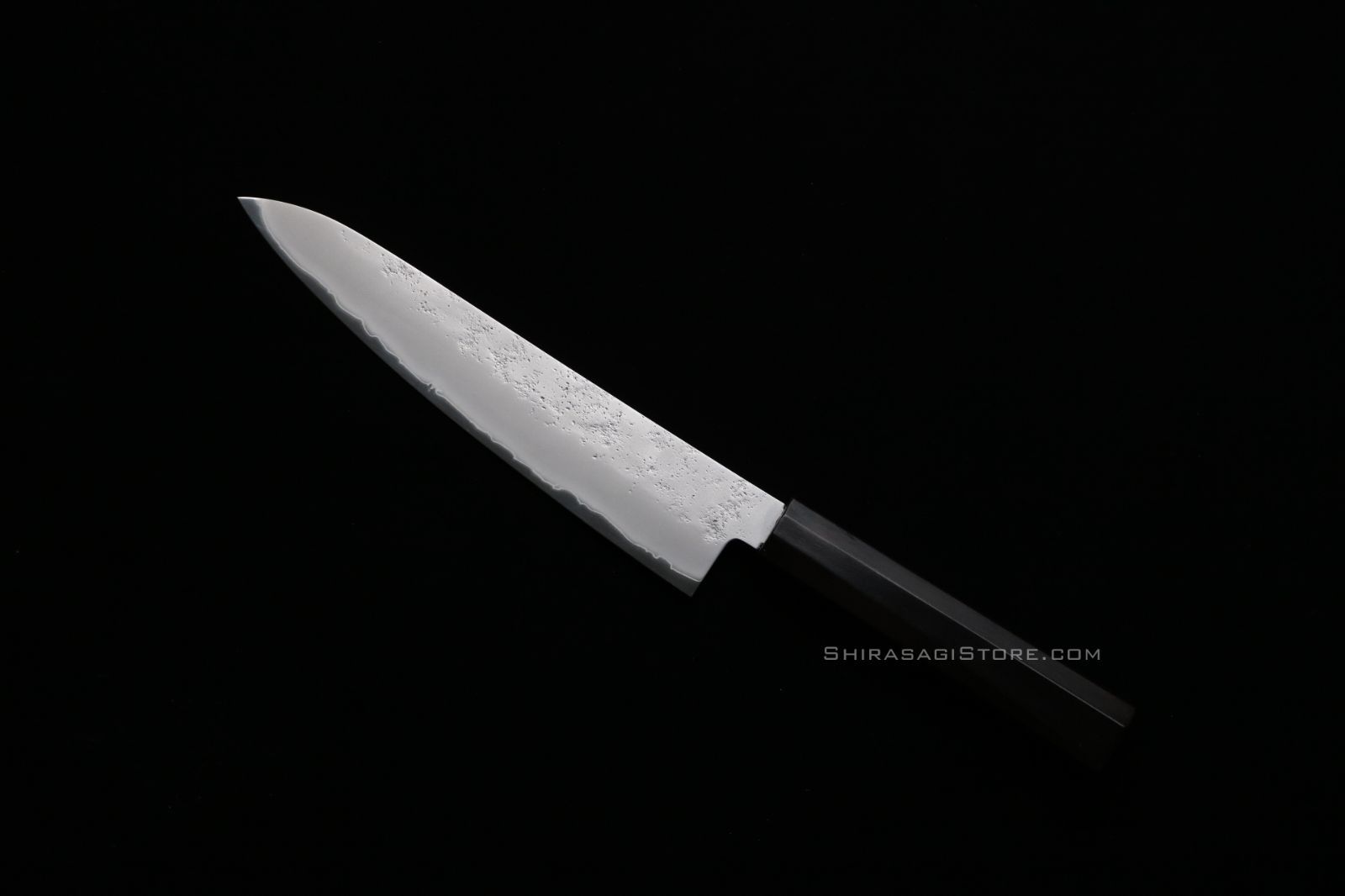  堺孝行 牛刀包丁 VG 10鋼 梨地仕上 黒檀柄 210 mm 14095 牛刀 包丁 ナイフ