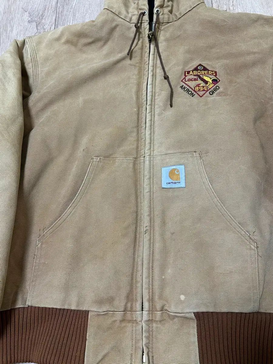 ヴィンテージ Carhartt カーハート J 04 ダック アクティブ ジャケット ブラウン