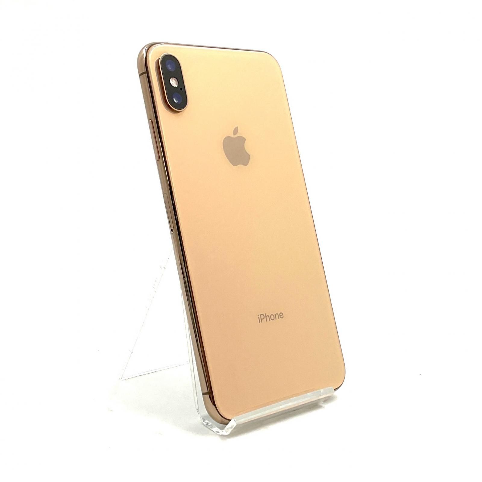 iPhone XS Max 64GB ゴールド SIMフリー 白ロム 100%【最速発送】【難 