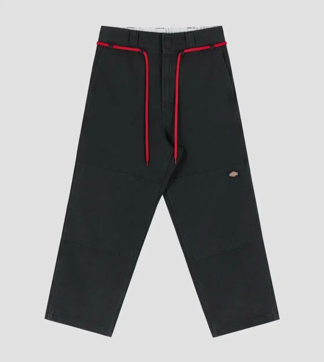 ディッキーズ JP Capsule コットン ダック ダブルニー ワイド パンツ Black XL