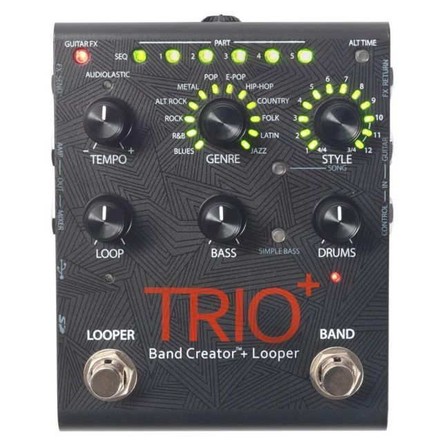 DIGITECH TRIO+ デジテック トリオプラス　中古美品 中古】【非常に良い】【国内】 DigiTech デジテック TRIO + トリオ