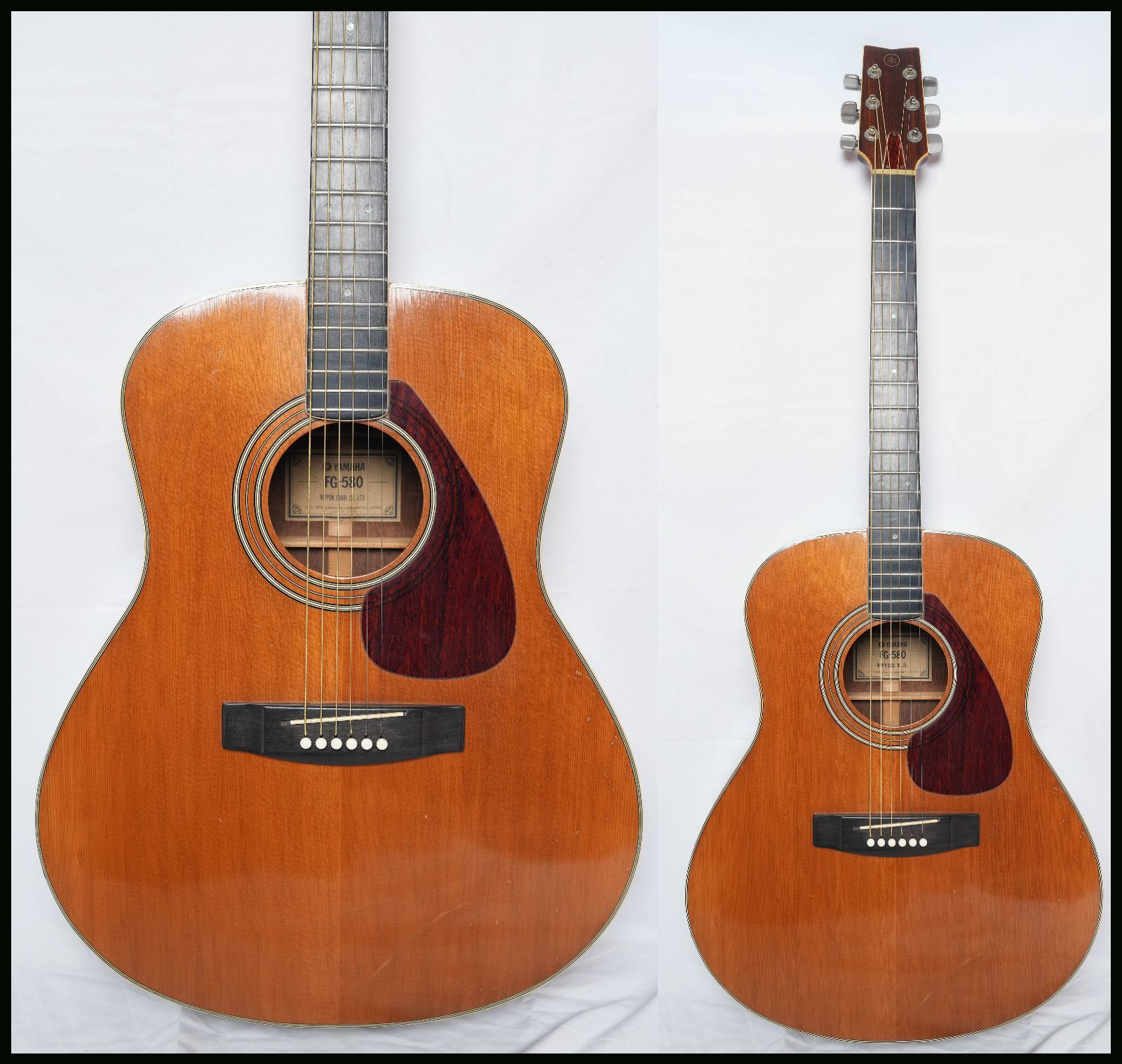 ☆YAMAHA☆FG-580 Green Label 70年代 日本製 ヴィンテージ ヤマハ